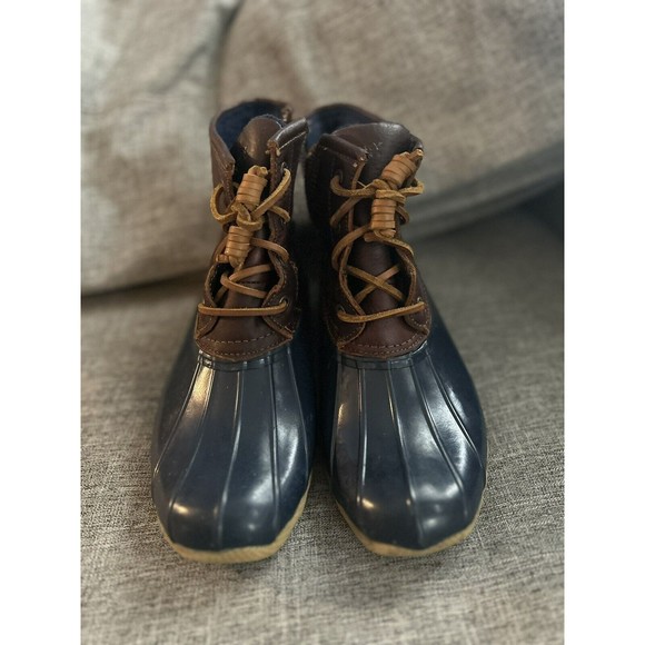 Sperry Duck Boots Womens Size 7 Leather Waterproof - Picture 2 of 6